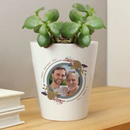 Personalised Photo Plant Pot For Dad - thumbnail 3