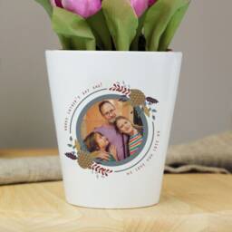 Personalised Photo Plant Pot For Dad - thumbnail 2