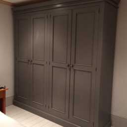 Wardrobe - 4 Door Full Hanging Edwardian Style - thumbnail 2