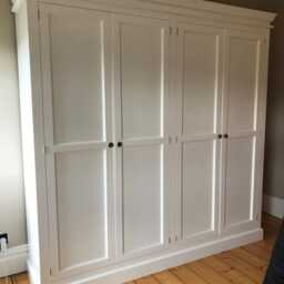 Wardrobe - 4 Door Full Hanging Edwardian Style - thumbnail 3