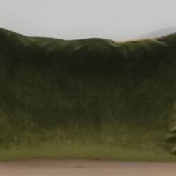 Designers Guild Rayure Chinoise Alchemilla & Omega Velvet Cushion Cover 35x55 cm - thumbnail 3