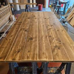 Extra Large Rustic Tabletops - Reclaimed Wood Farmhouse Furniture Country Decor Modern Tabletop Dining Table Scaffold Boards - thumbnail 3
