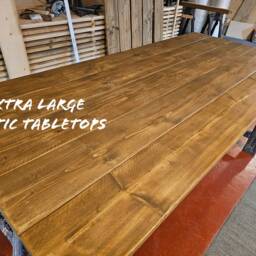 Extra Large Rustic Tabletops - Reclaimed Wood Farmhouse Furniture Country Decor Modern Tabletop Dining Table Scaffold Boards - thumbnail 2