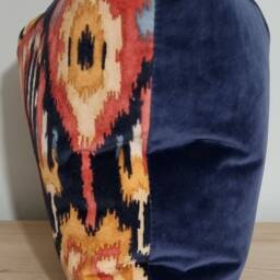 Linwood Omega Prints Bukhara Saffron & Velvet Cushion Cover 50x50 cm - thumbnail 2