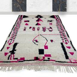 Custom Moroccan Rug - Authentic Handmade Genuine Wool Made To Order - Berber Style - Free Worldwide Shipping - Shag Area Rug - Beni Rug - thumbnail 2