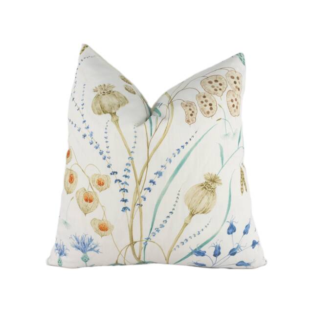 Sanderson - Summer Harvest Cornflower/Wheat Stunning Designer Cushion Cover Home D??cor Throw Pillow - image 1