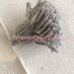 "Moroccan Pom Blanket - Throw With Blanket Bed Spread Bedding Cotton, 79""Wx118" - thumbnail 3