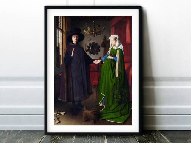 Jan Van Eyck - Arnolfini Portrait - 1434 Print Poster