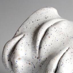 Handmade Ceramic Lip Napkin Holder Collectible Art Object - thumbnail 2