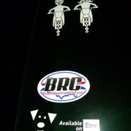 Motocross Dirtbike Family Vinyl Window Decal - thumbnail 2