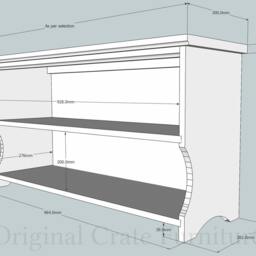 Hall Shoe Rack Bench Storage Shelf in A Choice Of Colours & Finishes - thumbnail 2