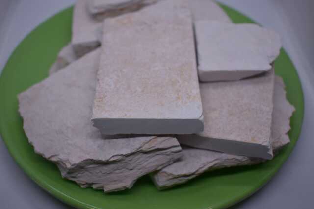 White Shale Stones/ Bar