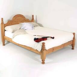 Solid Pine Classic Style Bed With Low Foot End - 3Ft-6Ft Available