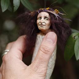 Witch, Halloween, Handmade Decoration - thumbnail 3