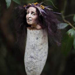 Witch, Halloween, Handmade Decoration - thumbnail 4