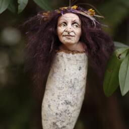Witch, Halloween, Handmade Decoration - thumbnail 2