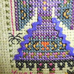 Miss Witchy & Kitty Wall Hanging - thumbnail 3