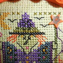 Miss Witchy & Kitty Wall Hanging - thumbnail 2