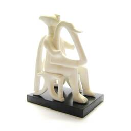 Cycladic Male Greek Idol Of Harpist, Replica From Museum Art - thumbnail 4