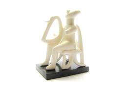 Cycladic Male Greek Idol Of Harpist, Replica From Museum Art - thumbnail 1