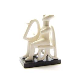 Cycladic Male Greek Idol Of Harpist, Replica From Museum Art - thumbnail 3