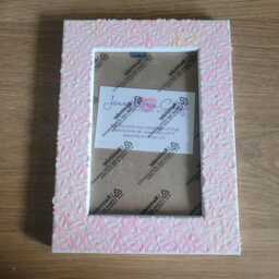 Pale Pink Ribbon Confetti Photo Frame 4 X 6 Inches - thumbnail 3