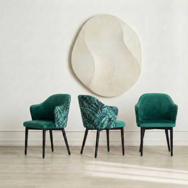 Dining Chair Jungle With Metal Legs - image 1