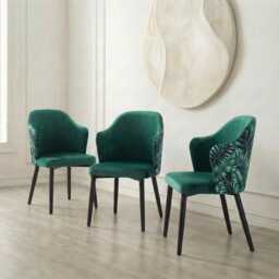 Dining Chair Jungle With Metal Legs - thumbnail 2