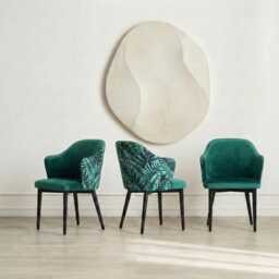Dining Chair Jungle With Metal Legs
