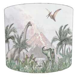 Childrens Dinosaurs Drum Lampshades For Ceiling Light Shades Pendants Or Bedside, Table Lamp Shades - thumbnail 4