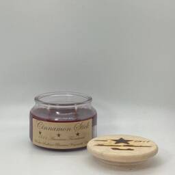 Cinnamon Stick Highly Scented Candle/Apothecary Jar 10 Oz/Paraffin Wax/Farmhouse Candle/Hand Poured Candle/Country-Primitive Candle - thumbnail 2