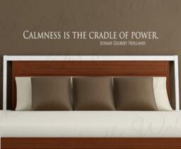 Calmness Cradle Power Josiah Holland Inspirational Motivational Vinyl Wall Decal Quote Sticker Lettering Art Decor Saying Decoration J42 - thumbnail 1