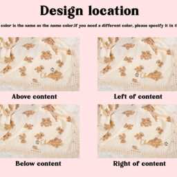 Personalized Embroidered Teddy Bear Baby Blanket Ultra-Soft Cotton - thumbnail 4