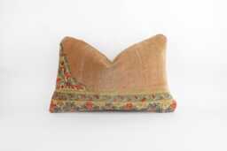 Handwoven Turkish Kilim Pillow Cover Ethnic Wool Throw - 16x24 - thumbnail 1