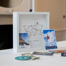 Personalised Travel Memory Frame - Adventure Ticket & Photo Keepsake My Adventures Collection - thumbnail 1