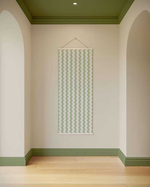 Wavy Stripe Tapestry - Wall Hanging Unique Art - image 1