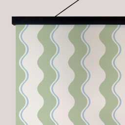 Wavy Stripe Tapestry - Wall Hanging Unique Art - thumbnail 3