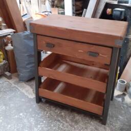 Pine Kitchen Island - thumbnail 3