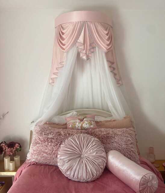 Pink Bed Crown Canopy - image 1