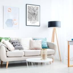 Sydney Street Map Print Minimalist Australia Wall Art - thumbnail 3