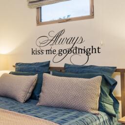 Master Bedroom Wall Decal Decor Art Always Kiss Me Goodnight Love Quote Sticker Removable Vinyl Lettering - 123 - thumbnail 2
