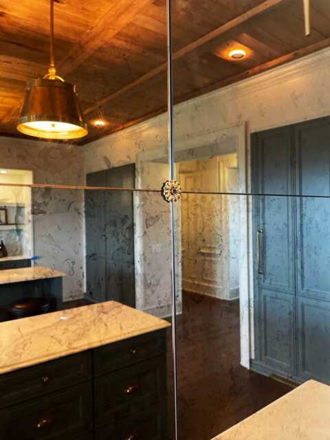 Antique Mirror Tiles Custom Sized Aged Panels - image 1