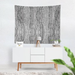 Wood Grain Black White Tapestry Wall Hanging Tapestries Abstract Art Home Decor Cottage Chic Funky - thumbnail 1