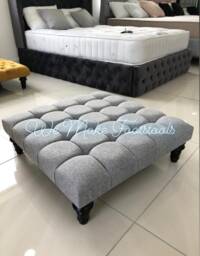Cube Footstool/Coffee Table Pouffe