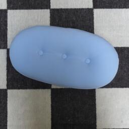 Dragee Oval, Light Blue, Made Of Softshell Fabric - thumbnail 2