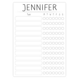 Personalised Chore Chart For Kids Whiteboard - Custom Children's List Dry Erase Board Job - thumbnail 3