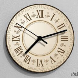 Vintage Retro Wall Clock - thumbnail 2