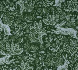Woodland Changing Pad Cover Vintage Green Rifle Paper Cotton - thumbnail 2