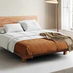 Floating Wooden Bed Frame By Get Laid Beds - thumbnail 4