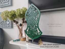 Hand Carved Nalayn Sandal Art Islamic Home Decor Gift - thumbnail 1